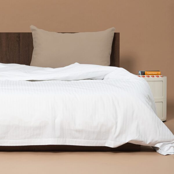 Παπλωματοθήκη μονή 160Χ240 Τ220 Satin Stripe